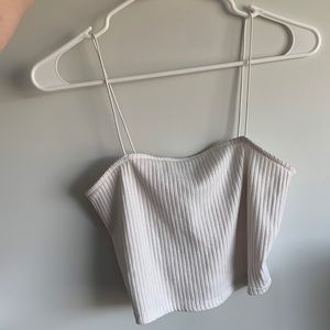 Medium Forever 21 arrived White Spaghetti Strap Tank Top